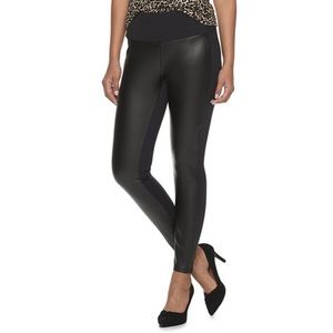 APT 9 - Faux Leather Leggings Sz Medium